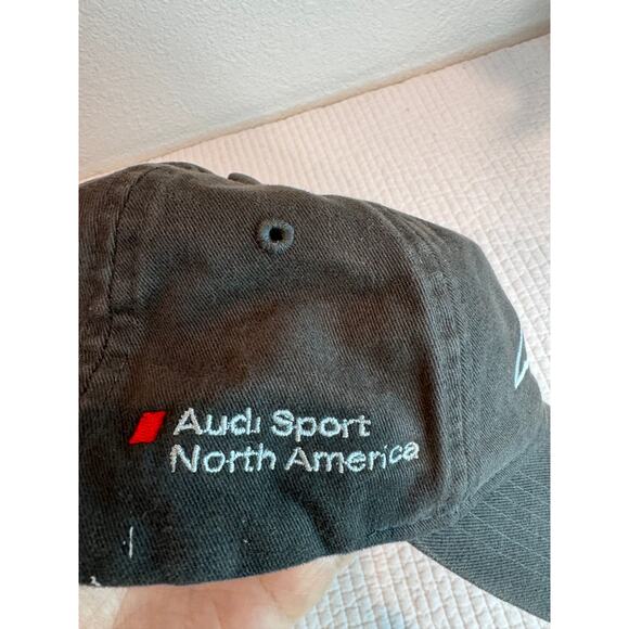 Audi Sport North America R10 Cap Black Adjustable Racing Hat Pacific 396C - Picture 5 of 7